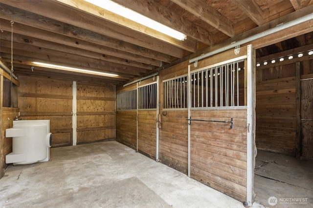 view of horse barn