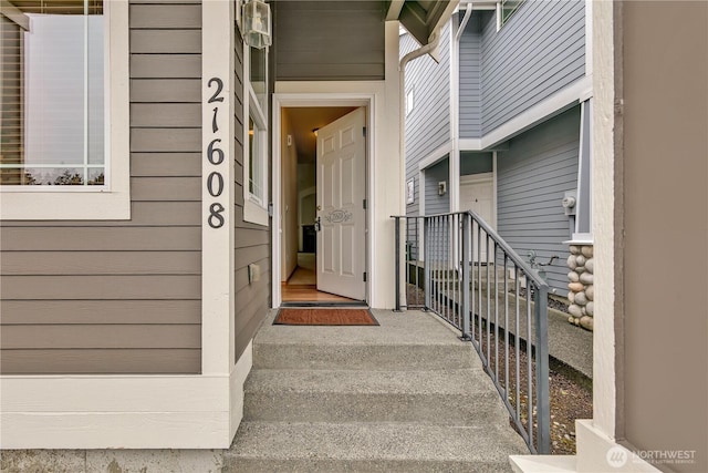 view of entrance to property