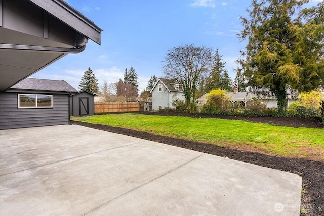 view of patio with fence