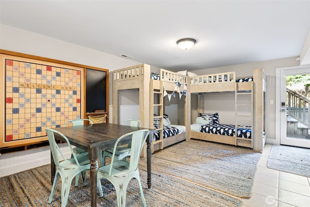 221 Meriweather St, Pacific Beach, WA 98571 - dining area featuring visible vents and tile patterned flooring