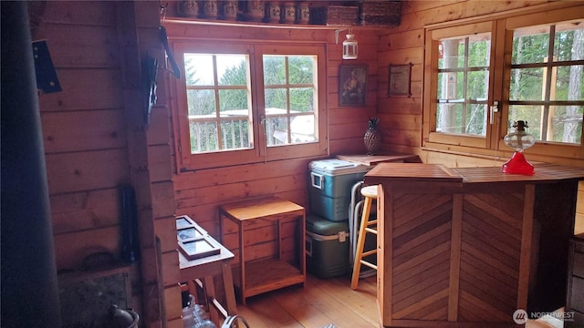 2001 N Dow Mountain Rd, Hoodsport, WA 98548 - interior space with hardwood / wood-style flooring
