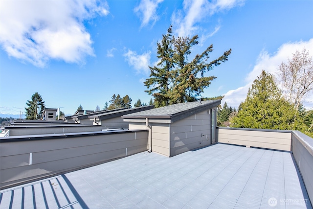 exterior space with a wooden deck