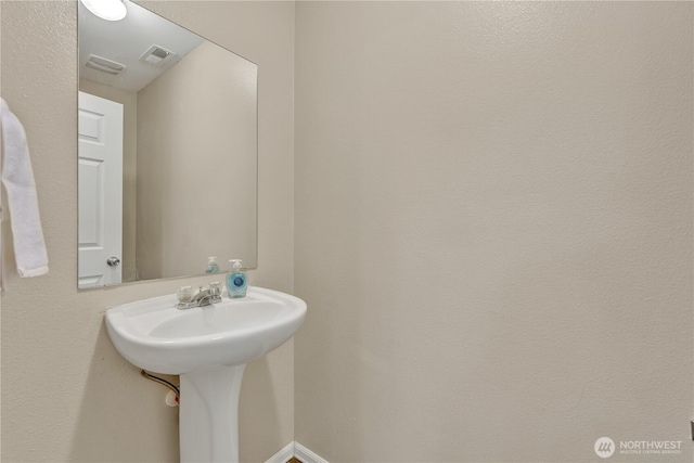 bathroom featuring visible vents