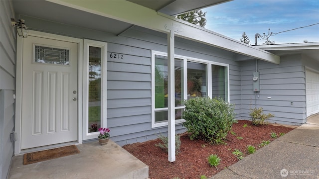 view of entrance to property