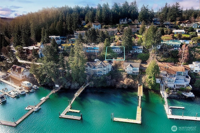 600 Harrison St, Friday Harbor, WA 98250 - bird's eye view with a water view
