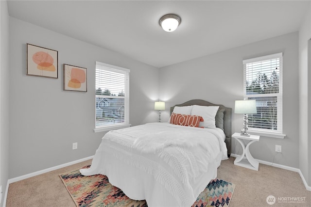 32898 Pine Ave SE, Black Diamond, WA 98010 - bedroom featuring carpet, multiple windows, and baseboards