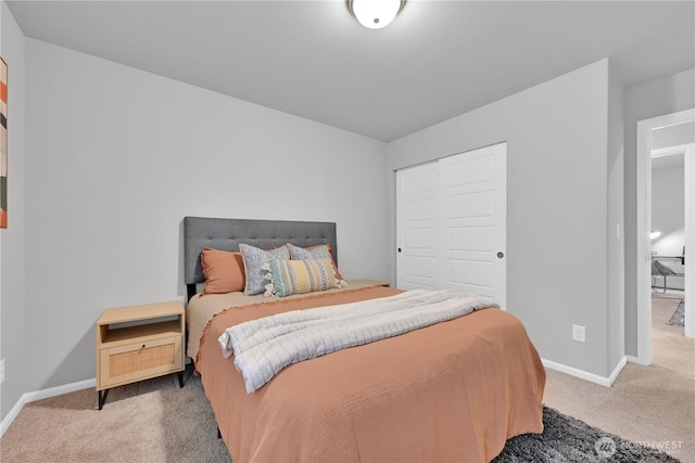 32898 Pine Ave SE, Black Diamond, WA 98010 - carpeted bedroom featuring a closet and baseboards