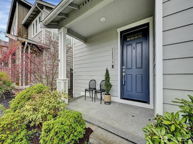 32898 Pine Ave SE, Black Diamond, WA 98010 - doorway to property with a porch