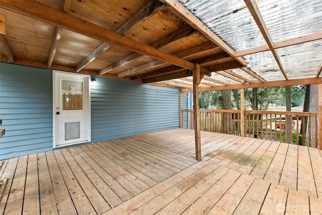 view of deck