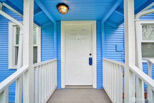 view of entrance to property