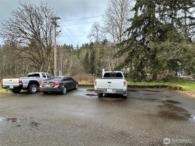 view of uncovered parking lot