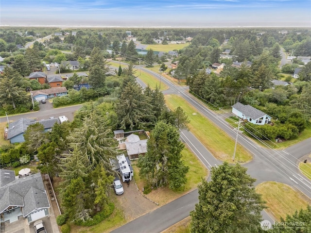 bird's eye view featuring a residential view