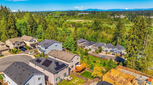 216 178th St SE, Bothell, WA 98012 - drone / aerial view with a wooded view and a residential view