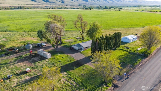 14530 Rutherford Rd, Yakima, WA 98903 - aerial view of sparsely populated area featuring a mountain backdrop