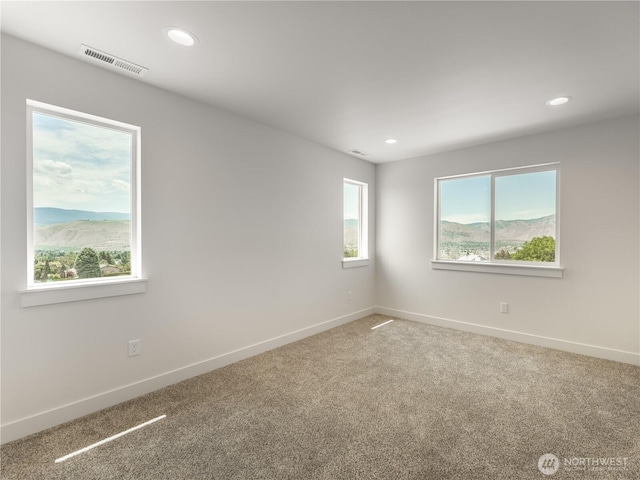 859 N Lyle Ave, East Wenatchee, WA 98802 - carpeted spare room with baseboards and recessed lighting