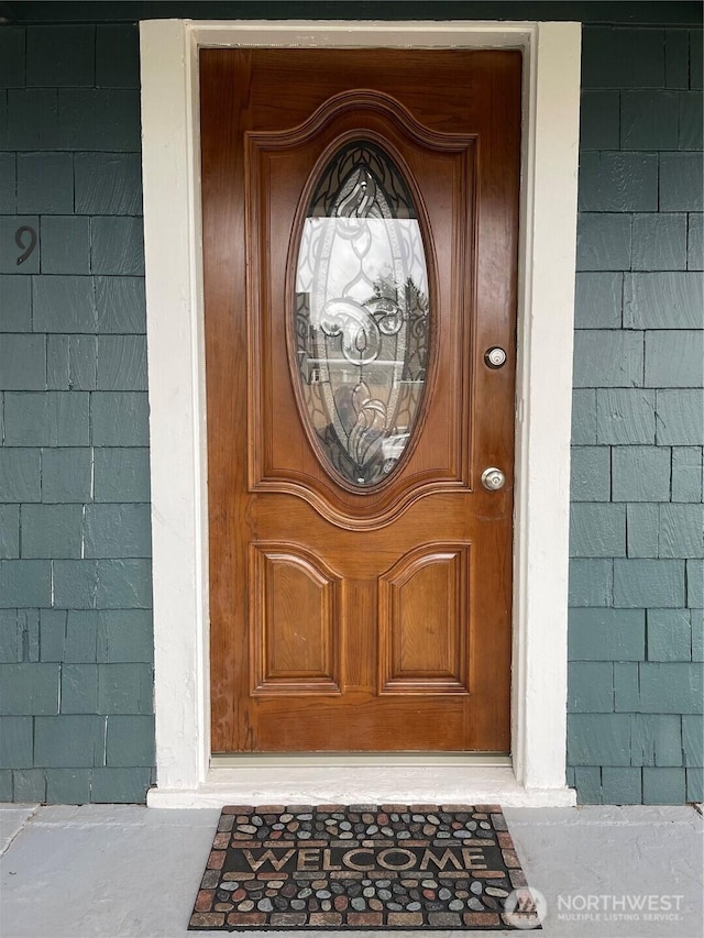 view of entrance to property