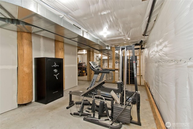 view of workout room