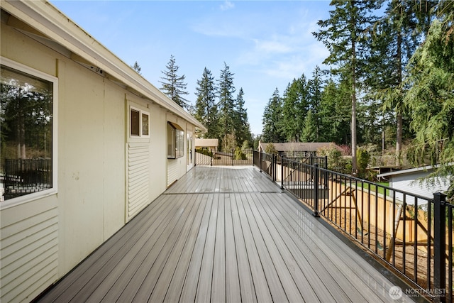 315 Point Fosdick Pl NW, Gig Harbor, WA 98335 - view of wooden terrace