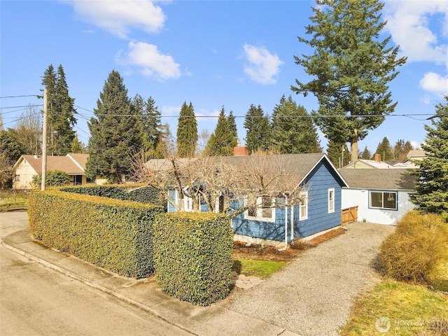 view of ranch-style house