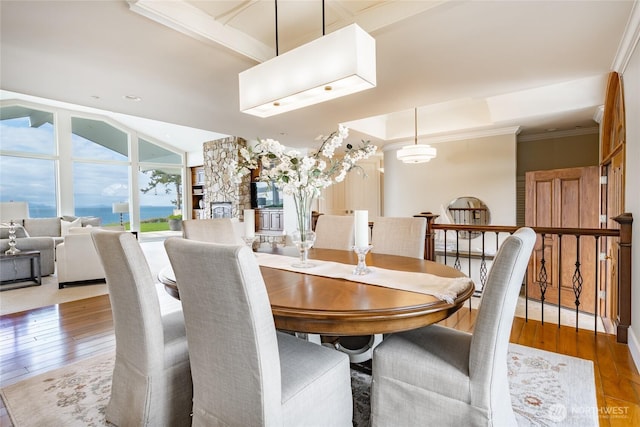 5685 Nakat Way, Blaine, WA 98230 - dining room featuring wood finished floors and ornamental molding