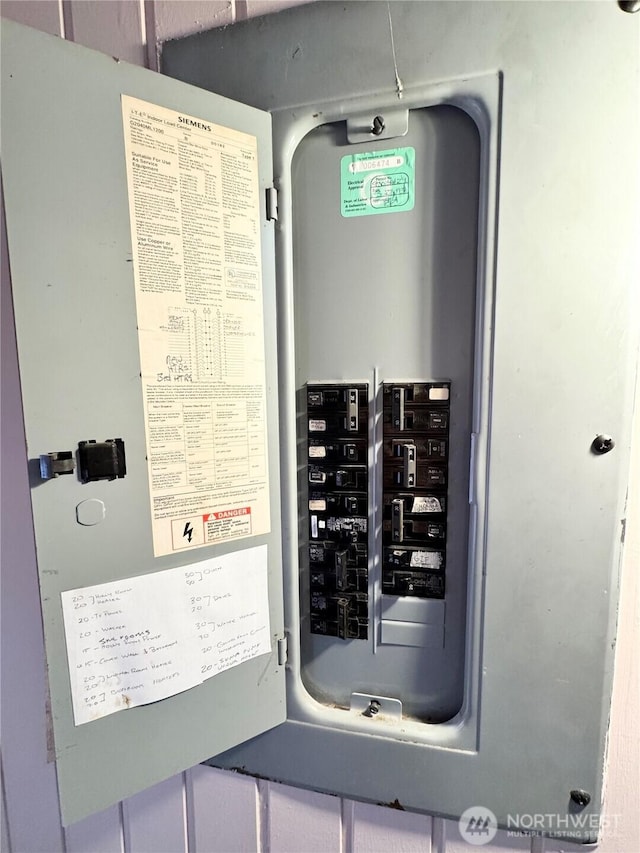 utilities with electric panel