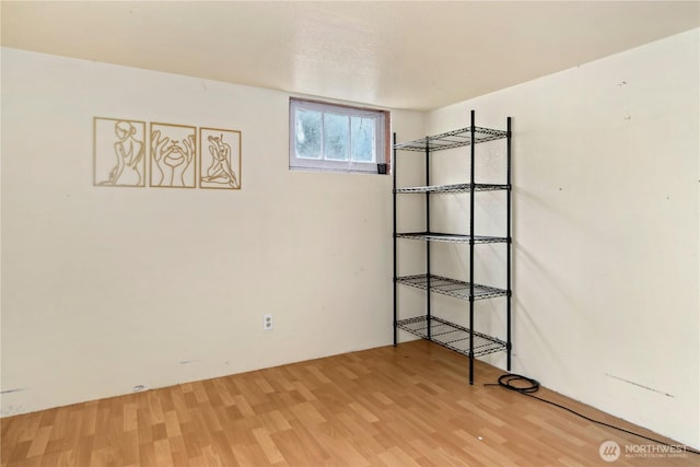 unfurnished room featuring wood finished floors