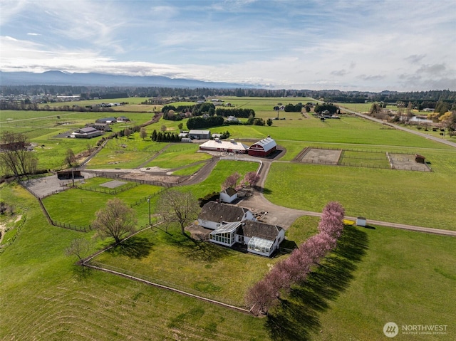 4596 Woodcock Rd, Sequim, WA 98382 - aerial view with a rural view