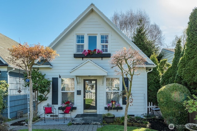 view of bungalow-style home
