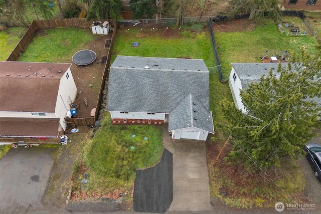 drone / aerial view