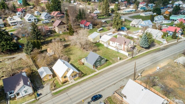 308 S 1st St, Roslyn, WA 98941 - drone / aerial view featuring a residential view