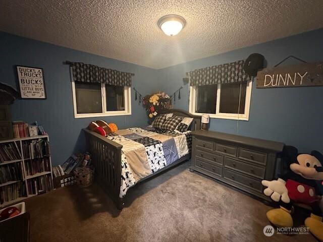 310 Kosmos Ln, Morton, WA 98356 - bedroom featuring carpet floors and a textured ceiling