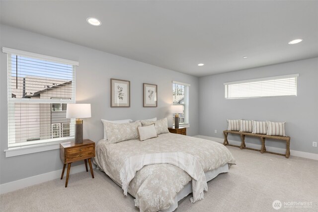 18 160th St SE, Bothell, WA 98012 - bedroom with recessed lighting and light carpet
