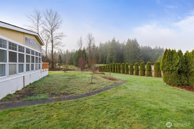 view of yard