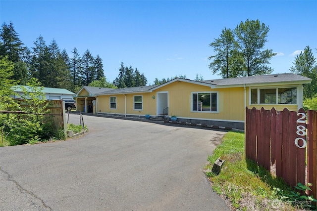 280 Antrim Rd, Winlock, WA 98596 - view of ranch-style house