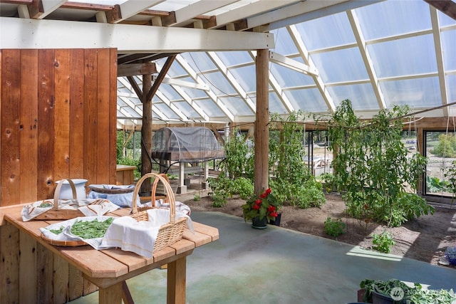 631 Cousins Rd, Lopez Island, WA 98261 - view of patio / terrace with a lanai