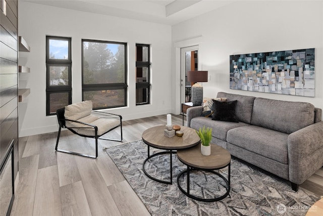 3760 Suncadia Trl Unit 315, Cle Elum, WA 98922 - living area with light wood-style flooring and baseboards