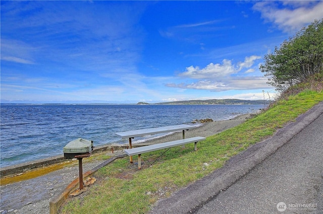 property view of water