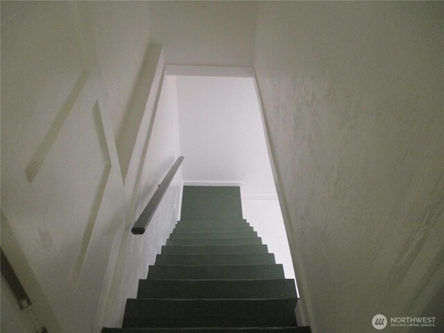 view of stairway
