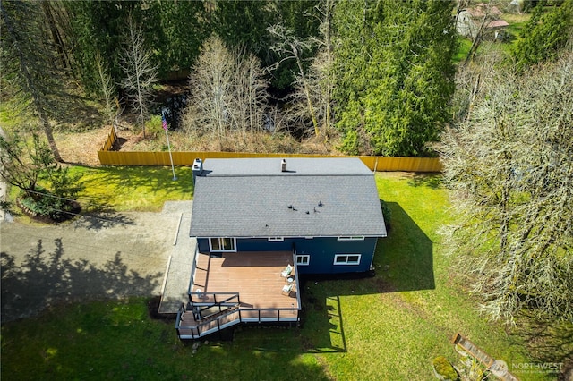 aerial view of property and surrounding area