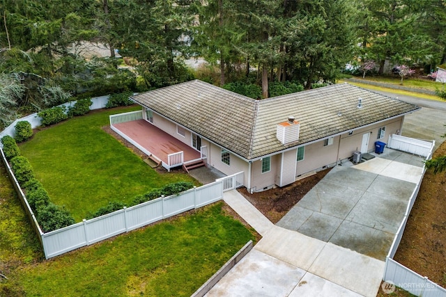 drone / aerial view