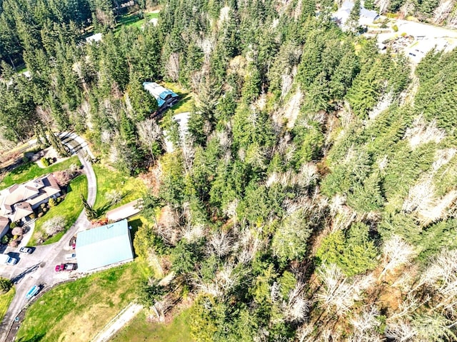 aerial view with a view of trees