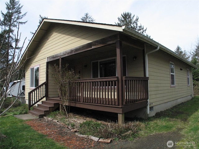 view of front of home
