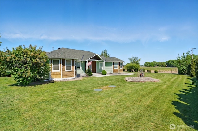 502 County Road 448, Walla Walla, WA 99362 - ranch-style house with a front lawn and a shingled roof