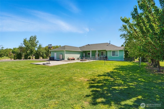 502 County Road 448, Walla Walla, WA 99362 - back of house with a patio and a lawn