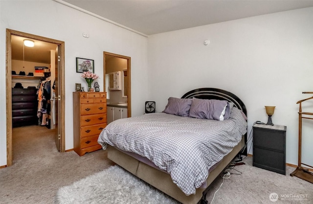 440 Cannon Rd, Packwood, WA 98361 - bedroom with baseboards, carpet, a closet, and a walk in closet