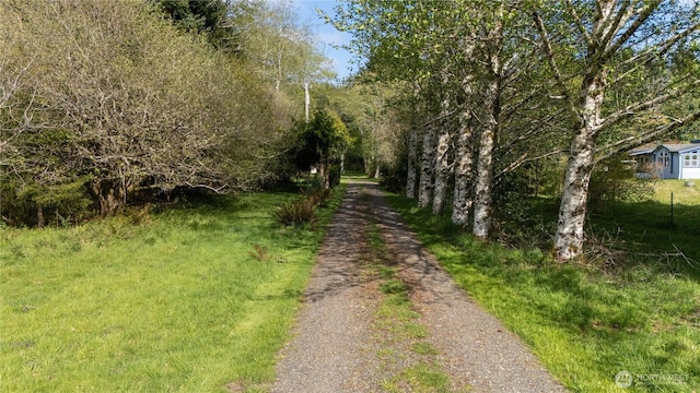 view of road