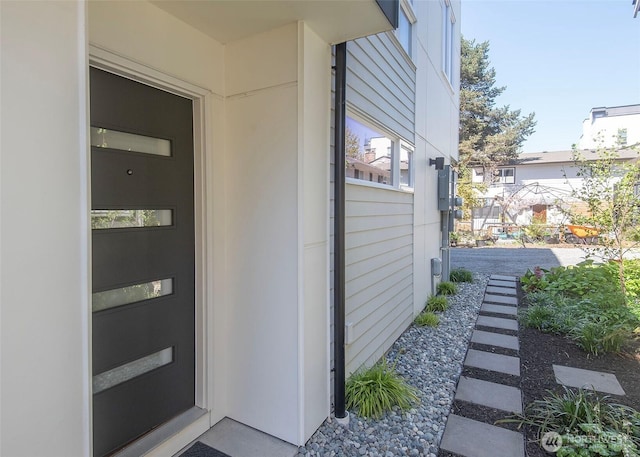 view of entrance to property