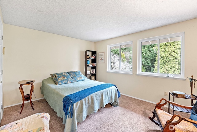 2913 SE Forest Villa Ct, Port Orchard, WA 98366 - bedroom with carpet flooring and a textured ceiling