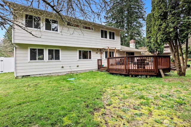 2913 SE Forest Villa Ct, Port Orchard, WA 98366 - back of house featuring a deck