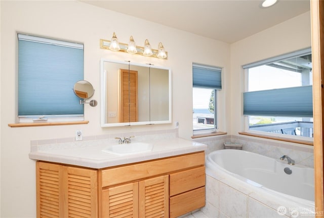 6926 Holeman Ave, Blaine, WA 98230 - full bath featuring a bath and vanity